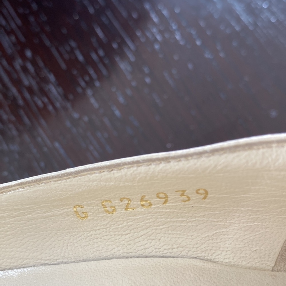 Chanel Cream/Black Leather CC Cap Toe Wedge Espadrille Pumps - Picture 3 of 9